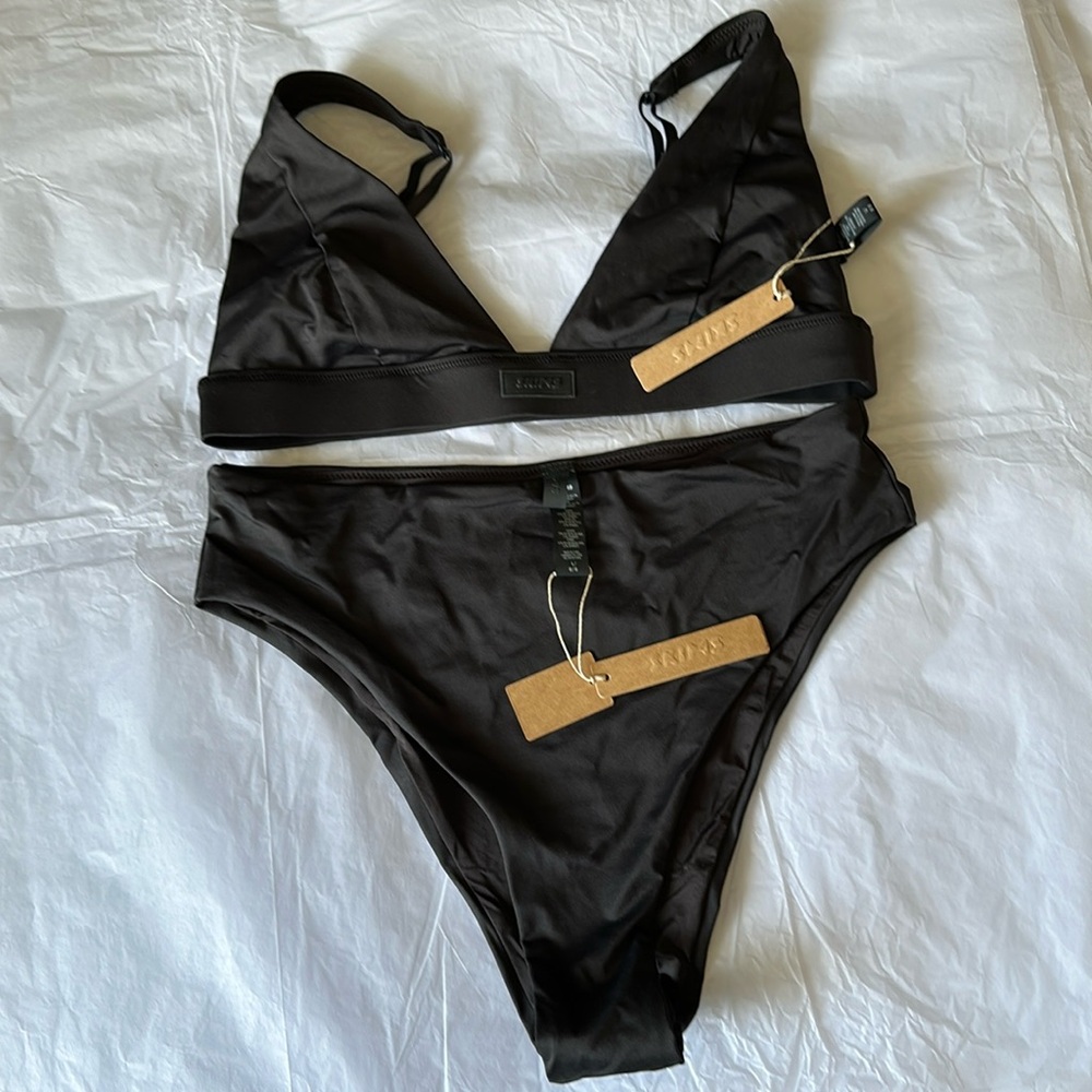 SKIMS Black Bikini Set